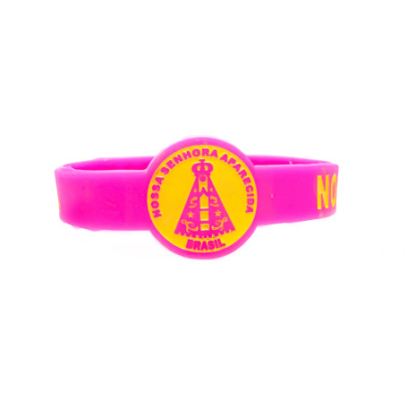 PULSEIRA DE SILICONE - APARECIDA - PINK