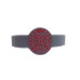 PULSEIRA DE SILICONE - SÃO BENTO - CINZA COM VERMELHO
