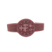 PULSEIRA DE SILICONE - MEDALHA MILAGROSA - MARROM