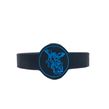 PULSEIRA DE SILICONE - SÃO MIGUEL ARCANJO - PRETO