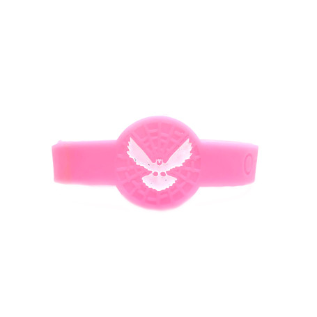 PULSEIRA DE SILICONE - ESPÍRITO SANTO - ROSA CLARO