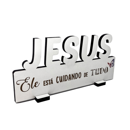 QUADRO DE MESA - MDF - JESUS