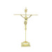 CRUCIFIXO COM BASE - DOURADO - 23X13 