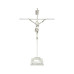 CRUCIFIXO COM BASE - PRATA - 23X13