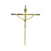 CRUCIFIXO ESTILIZADO MÉDIO - CRUZ CHATA - DOURADO - 28X19
