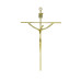 CRUCIFIXO ESTILIZADO PEQUENO - BRAÇO RETO - DOURADO - 21X13