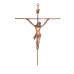 CRUCIFIXO - CRUZ REDONDA - COBRE VELHO - 31X19