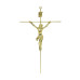CRUCIFIXO - CRUZ REDONDA - DOURADO - 31X19