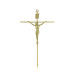 CRUCIFIXO MINI - CRUZ REDONDA - DOURADO - 19X11