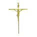 CRUCIFIXO PEQUENO - CRUZ QUADRADA - DOURADO - 21X13