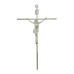CRUCIFIXO PEQUENO - CRUZ QUADRADA - PRATA - 21X13