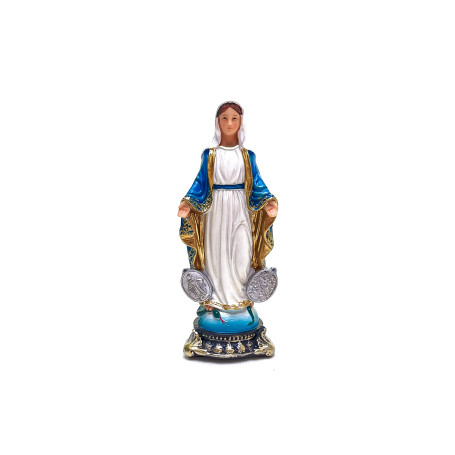IMAGEM NOSSA SENHORA DAS GRAÇAS - 12,5CM - COM MEDALHA MILAGROSA