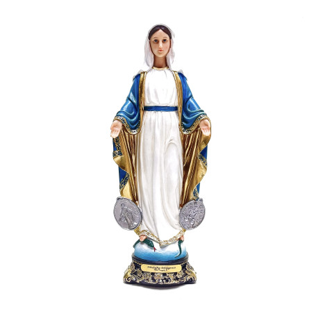 IMAGEM NOSSA SENHORA DAS GRAÇAS - 30CM - COM MEDALHA MILAGROSA