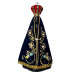 IMAGEM NOSSA SENHORA APARECIDA - MANTO BORDADO - 47CM
