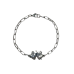 PULSEIRA DE AÇO - SAGRADOS CORAÇÕES - METAL PRATA VELHA PULSEIRA DE AÇO - SAGRADOS CORAÇÕES - METAL PRATA VELHA