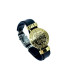 PULSEIRA SINTÉTICA - SÃO BENTO - PRETO COM DOURADO