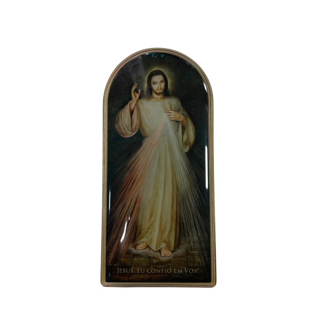 ADESIVO RESINADO - JESUS MISERICORDIOSO - 12CM 
