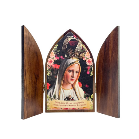 CAPELA GRANDE COM PORTAS - MARIA PASSA A FRENTE