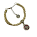 PULSEIRA CORDÃO TRANÇADO - SAGRADO CORAÇÃO