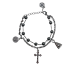 PULSEIRA DUAS VOLTAS - METAL GRAFITE -  PROTEÇÃO