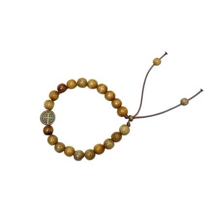 PULSEIRA DE MADEIRA AJUSTÁVEL - SÃO BENTO