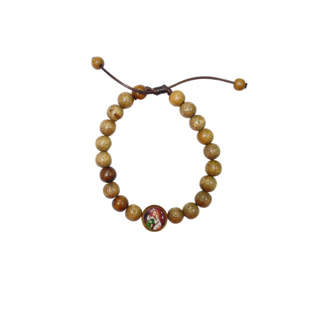 PULSEIRA DE MADEIRA AJUSTÁVEL - SÃO JOSÉ