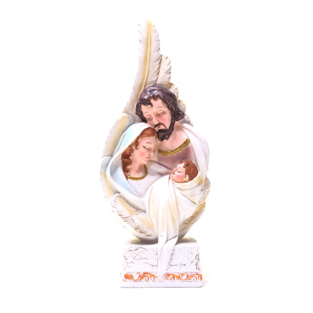 IMAGEM SAGRADA FAMÍLIA FOLHA - 30cm
