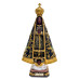 IMAGEM NOSSA SENHORA APARECIDA - MANTO PRETO - 30CM