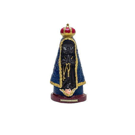 IMAGEM NOSSA SENHORA APARECIDA - BORRACHA - 15,5CM