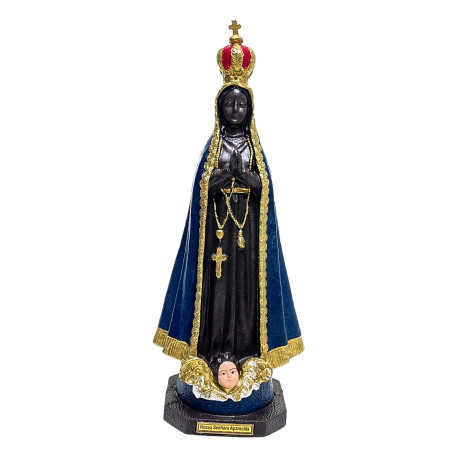 IMAGEM NOSSA SENHORA APARECIDA - BORRACHA - 39,5CM