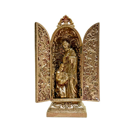 IMAGEM - CAPELA COM SAGRADA FAMÍLIA - 26CM
