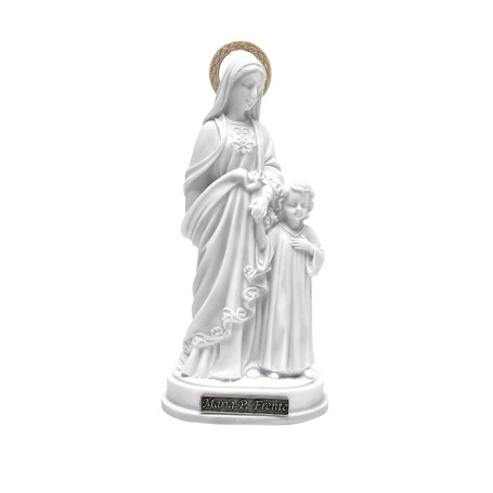 IMAGEM DE MÁRMORE - MARIA PASSA NA FRENTE - 22CM
