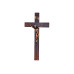 CRUCIFIXO DE PAREDE - MADEIRA - 23X12 - COBRE