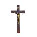 CRUCIFIXO DE PAREDE - MADEIRA - 30X15 - DOURADO