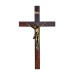 CRUCIFIXO DE PAREDE - MADEIRA - 44,5X25,5 - DOURADO