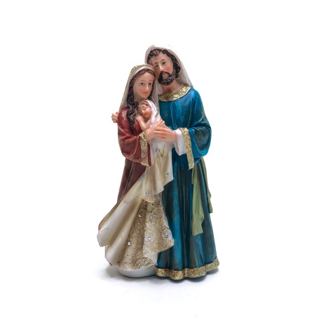 IMAGEM SAGRADA FAMÍLIA  STRASS - 21CM