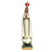 IMAGEM NOSSA SENHORA DE FÁTIMA - 28CM - COROA COM VELUDO VERMELHO