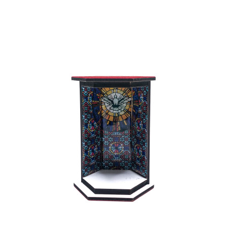 ORATÓRIO PARA MESA - MDF - DIVINO ESPÍRITO SANTO - 12,5CM