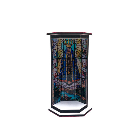 ORATÓRIO PARA MESA - MDF - NOSSA SENHORA APARECIDA - 16 CM