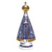 IMAGEM APARECIDA MILAGRE - 42CM - AZUL COM DOURADO