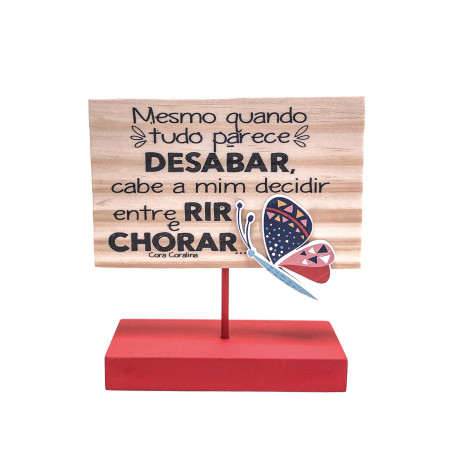 ENFEITE DE MESA - PLAQUINHA - BORBOLETA