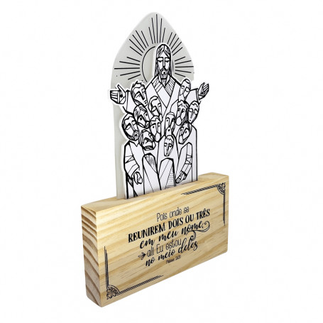 PLACA DE MESA - ACRÍLICO - SANTA CEIA 