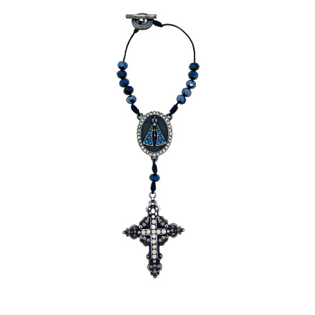 DEZENA DE CARRO - CRISTAL - NOSSA SENHORA APARECIDA - AZUL