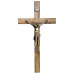 CRUCIFIXO DE PAREDE - MADEIRA - 77X39,5CM - DOURADO