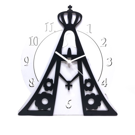 RELÓGIO NOSSA SENHORA APARECIDA - BRANCO - 33,5CM