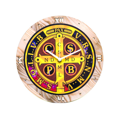 RELÓGIO SÃO BENTO - COLORIDO - 29,5CM