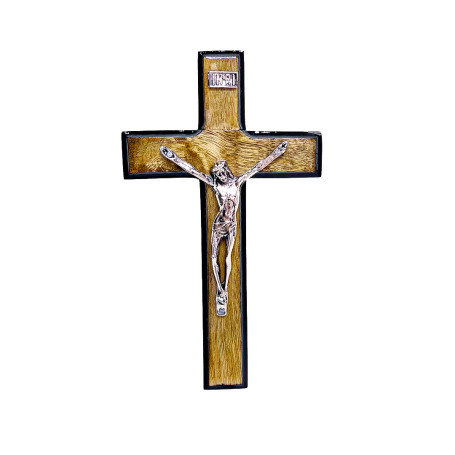 CRUZ DE MADEIRA PARA PAREDE - 17CM