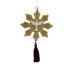 ADORNO DE PORTA - MDF - ESPÍRITO SANTO - DOURADO