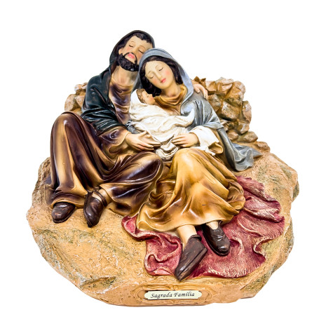 IMAGEM SAGRADA FAMÍLIA DEITADA 