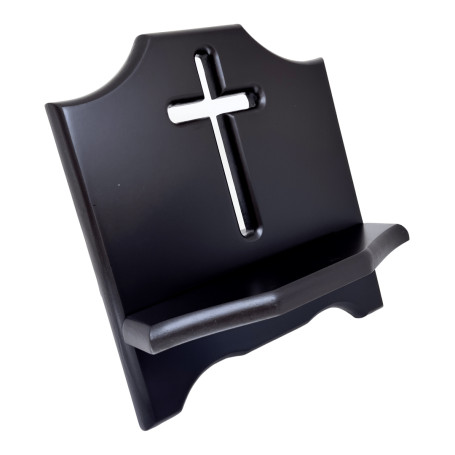 PORTA BÍBLIA - CRUZ - IMBUIA - PEQUENO